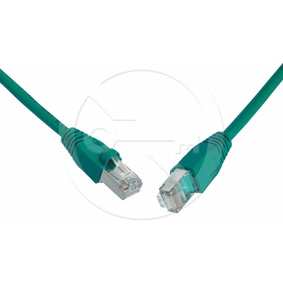 Solarix C5E-315GR-2MB patch CAT5E SFTP PVC, 2m, zelený