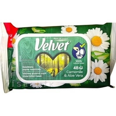 Velvet Chamomile vlhčený 48 ks