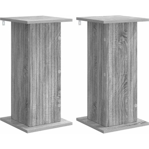 vidaXL Стойка за растения 2 бр. Сива сонома 30, 5 x 30 x 60, 5 см (899793)