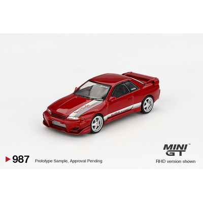 MINI GT Nissan Skyline GT R R32 VeilSide Combat C I Gem Red 1:64