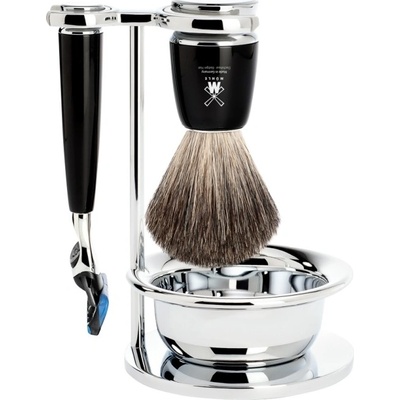 Mühle Rytmo Set 4 Black Pure Badger Fusion