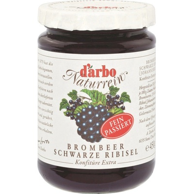 Darbo Naturrein extra džem z ostružin a černého rybízu 450 g