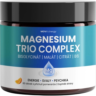 MOVit Magnesium Trio Complex Drink pomeranč 360 g