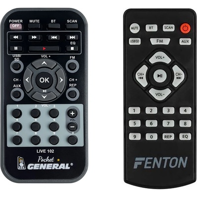 GENERAL FENTON Live 102 - дистанционно управление дубликат (Live 102)