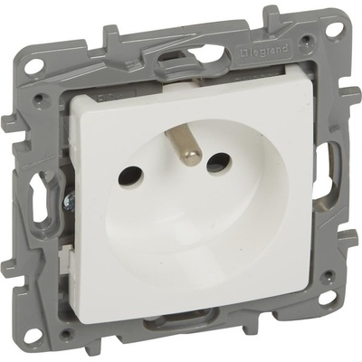 Legrand Контакт ФРЕНСКИ стандарт 16A цвят Бял Niloe - 764527 (764527)