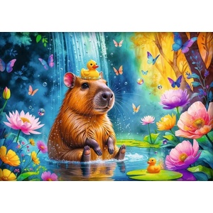 Trefl - Puzzle Kapybara - 1 000 piese