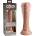 Пенис вибратор от силикон, двойна плътност, 21см. - King Cock Elite Light (PIPE577721)