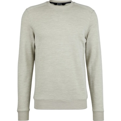 Stoic Мъжки вълнен пуловер Stoic MerinoFleece240 MMXX. Persberg Crew Merino jumper - Stone Grey / Melange - размер XXL (005-6553-0215)