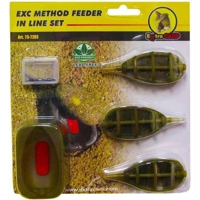 Extra Carp Method Feeder Set 20,25,30g + formička – Zbozi.Blesk.cz