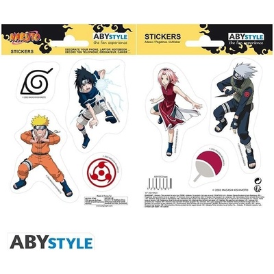 Naruto samolepky 2 aršíky