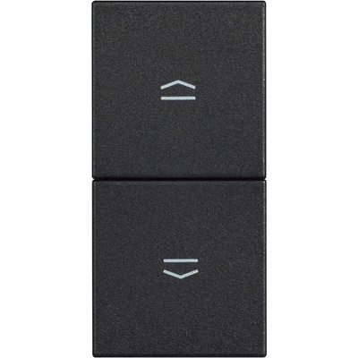 BTicino RG4037 бутон за управ. на щори 1P(NO)+1P(NO)10A, с блок. , Classia - До изчерпване - RG4037 (RG4037)