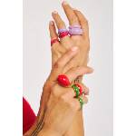 BERRIES пръстен дамски от позлатено сребро с емайл Viva Lavender Mini Ring (PVML15)