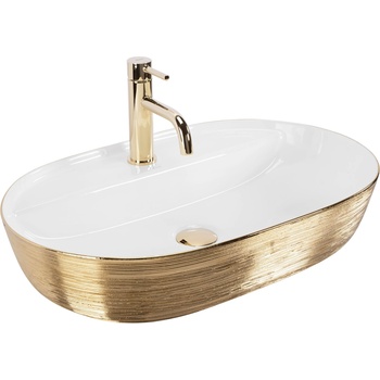 Rea Умивалник за плот Rea Aura 61 White Gold Brush (REA-U6900)