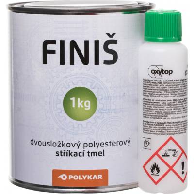 Polykar Finiš tmel striekací 4 kg biela