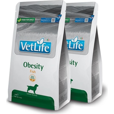 Vet Life Dog Obesity Fish 2 x 12 kg