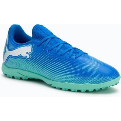 PUMA Футболни обувки PUMA Future 7 Play TT hyperlink blue/mint/puma white