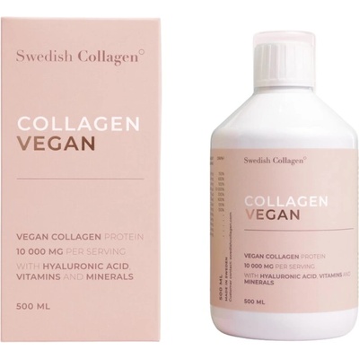 Swedish Collagen Collagen Vegan Liquid | with Hyaluronic Acid, Vitamins and Minerals [500 мл] Неовкусен
