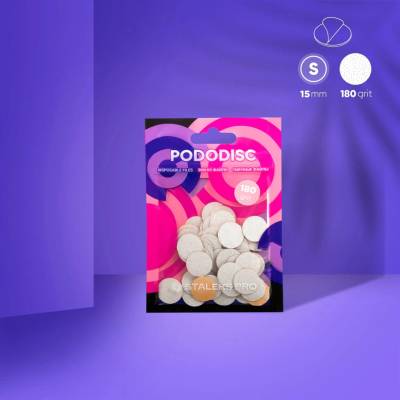 Pododisc pilníky pro pedikúru bílé Staleks Pro S/180