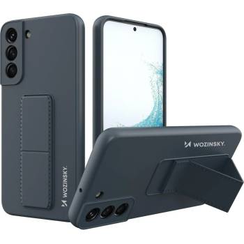 Wozinsky Силиконов кейс Wozinsky Kickstand със стойка за Samsung Galaxy S22 +, Син (KXG0030343)