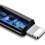 USAMS USB към Lightning кабел за Apple устройства с Lightning порт (60 см) - Usams U-Sun Smart Power-Off Lightning to USB Cable (черен) (US-SJ418)