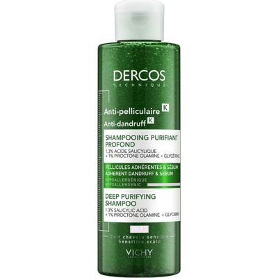 Vichy Dercos Kera Solution šampon proti lupům s peelingovým efektem 250 ml