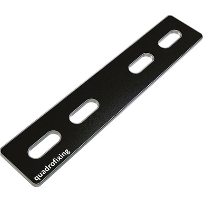 Čierna spojka pre hliníkový profil QFX-ALU 19,5x100 mm