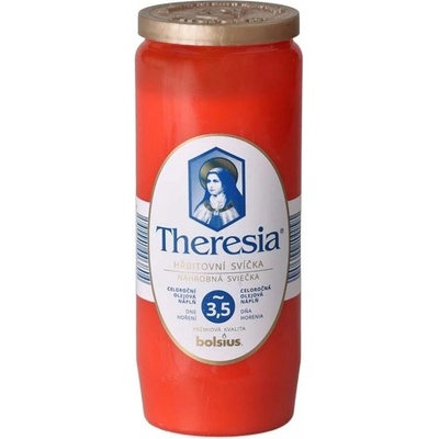 Bolsius Theresia červená 230 g
