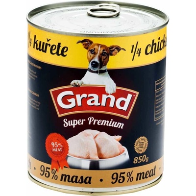 Grand Dog SuperPremium 1/4 kuřete 850 g