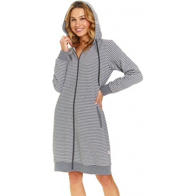 Doctor Nap dámský župan SMZ.5246 DARK GREY – Zboží Dáma