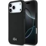Lacoste PVC Iconic Petit Pique Metal Logo MagSafe калъф за iPhone 18 Pro Max, черен (57983131828)