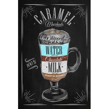 Ceduľa Caramel Macchiato