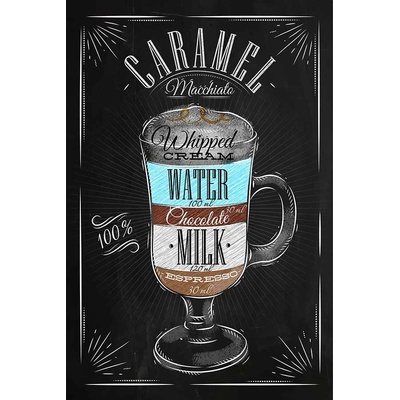 Ceduľa Caramel Macchiato