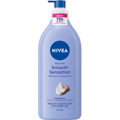 Nivea Smooth Sensation krémové telové mlieko pre suchú pokožku 625 ml