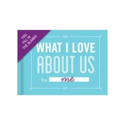 Knock Knock What I Love about Us Book Fill in the Love Fill-in-the-Blank Book & Gift Journal | Knock Knock