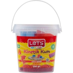 LET'S Кинетичен пясък 500 гр. Let`s L-10161 червен