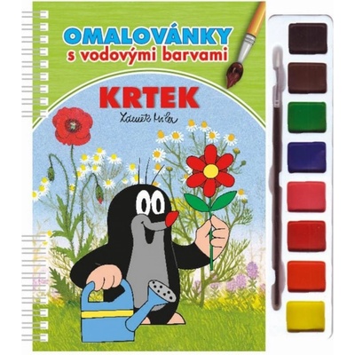 Akim Omalovánky Krtek 3 s vodovými barvami a štětcem