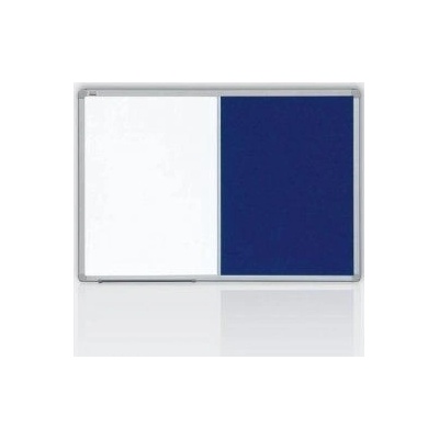 2x3 Kombinovaná tabuľa 90x120 filc šedá amp; magnet / rám ALU23