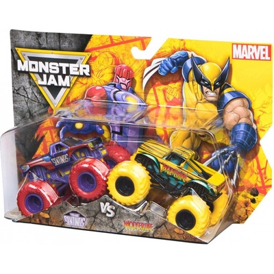 Monster Jam Wolvverine vs Sentinels sada 2 Monster Truckov 1:64