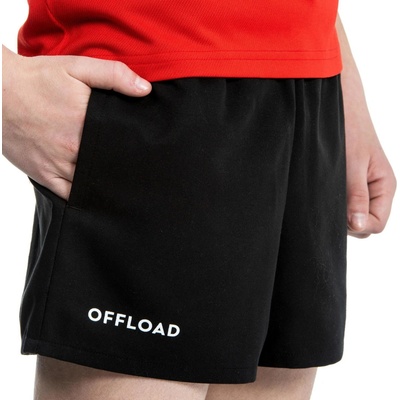 Offload dětské ragbyové kraťasy R100 černé