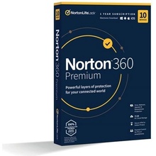 Symantec NORTON 360 PREMIUM 75GB VPN 1 lic. 10 lic. 36 mes.