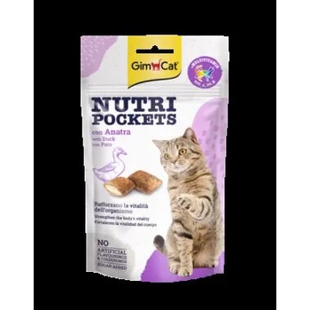 Image 1 of GimCat Nutri Pockets Хрупкави джобчета с патица + витамини, 60gr
