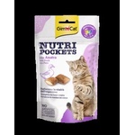 GimCat Nutri Pockets Хрупкави джобчета с патица + витамини, 60gr