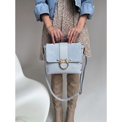 Laura Biaggi Elegantná modrá crossbody