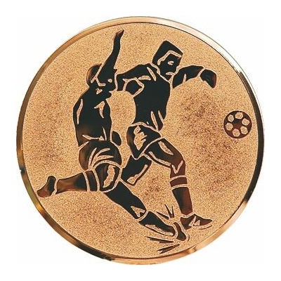 D2-A2/B Emblém pr.50mm FUTBAL bronz 5 cm