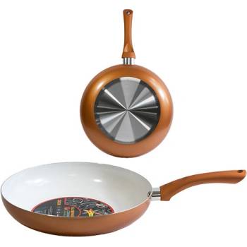 Дълбок тиган, 24см, незалепващо керамично покритие (031-1031)