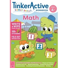 TinkerActive Early Skills Math Workbook Ages 4+