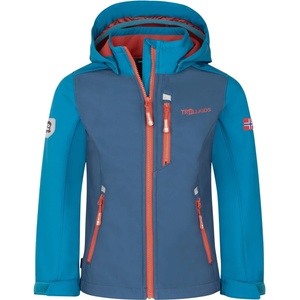 TROLLKIDS Детско софтшел яке Trollkids Kid's Balestrand Jacket Softshell jacket - Summernight Blue / Mystic Blue / Red Clay - размер 152 (EU) (703-4381-0719)