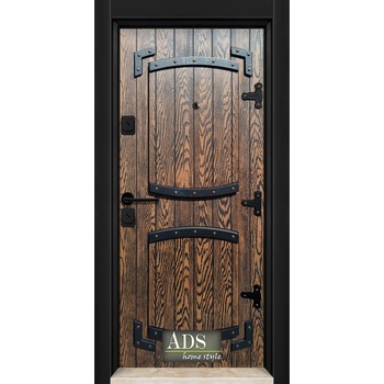 Image 1 of Starsteeldoor Блиндирана врата Outdoor - MFS Антик Орех (цена без монтаж)