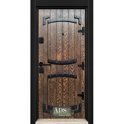 Starsteeldoor Блиндирана врата Outdoor - MFS Антик Орех (цена без монтаж)