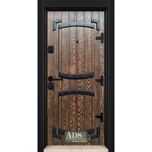 Starsteeldoor Блиндирана врата Outdoor - MFS Антик Орех (цена без монтаж)